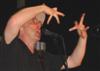 Webb (explaining life) at the Capitol Oyster Bar (pic #6).